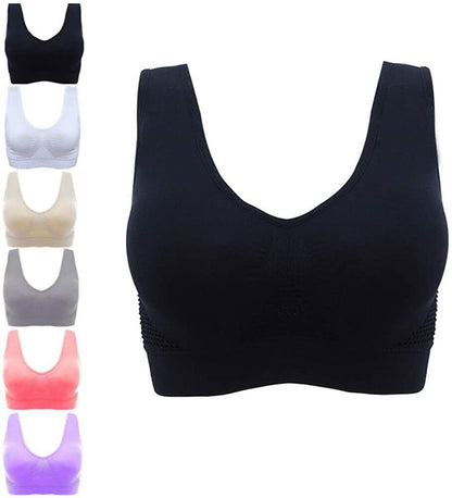Women's Seamless Air Permeable Cooling Comfort Bra