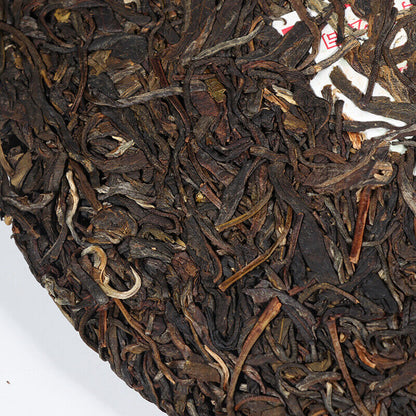 2017 LAN CANG ANCIENT TEA Puer Qi Zi Bing 007 Pu-erh Tea Cake 357g Raw Pu'er Tea