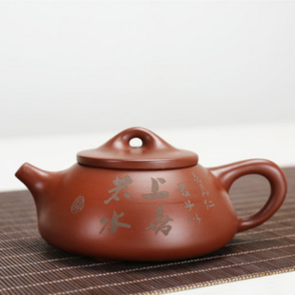 Yixing Ore Purple Sand Pot Traditional Purple Teapot Handmade Kung Fu Teaware