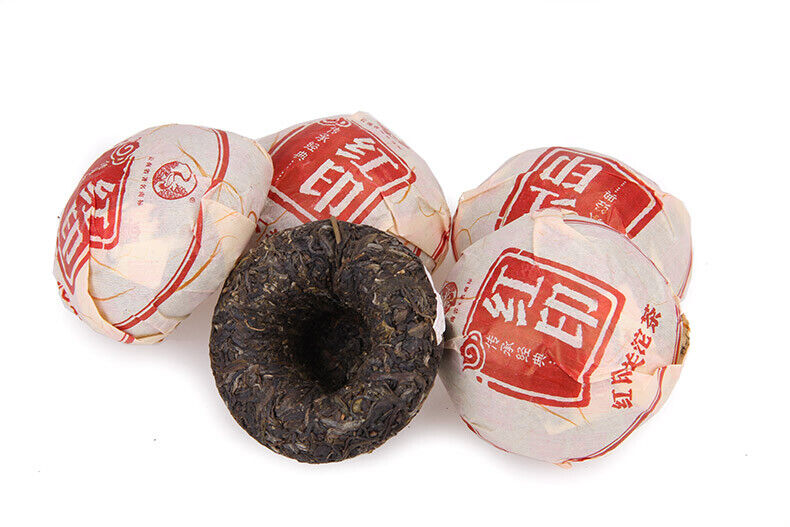 Classic Red Seal * 500g Tin Yunnan XiaGuan TuoCha Pu Erh Tea Raw Tuo Cha