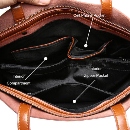 Women Cow Leather Bag Ladies Genuine Leather Handbag Female Hand Shoulder Bags