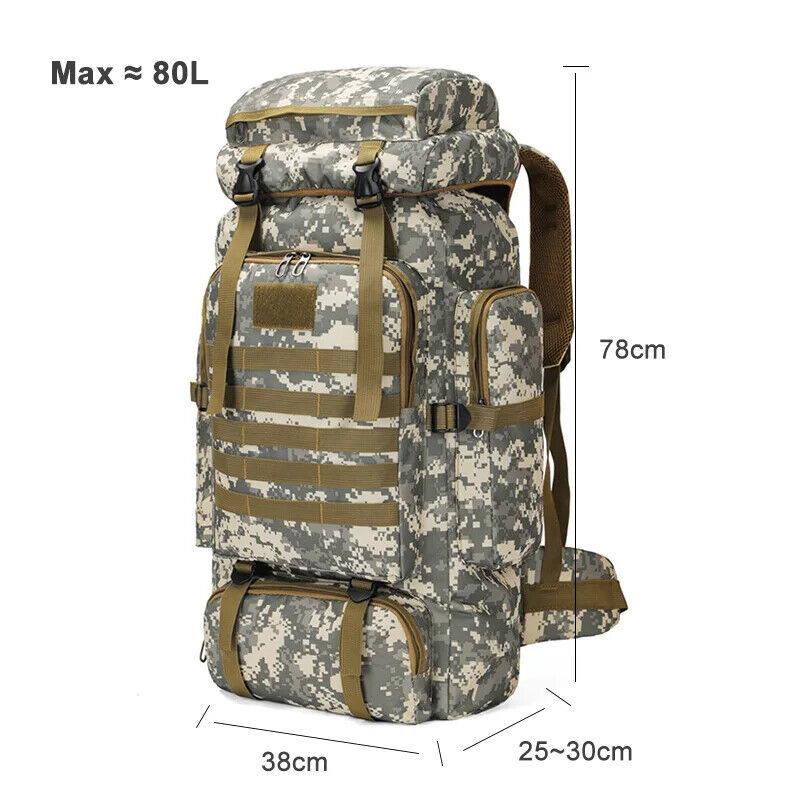 Camouflage Tactical Backpack Men's Army Backpacks Camping Mountaineering Bag