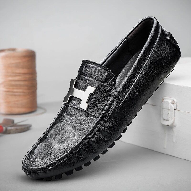 Loafers Men Shoes Leather Shoes Men's Moccasins Mocassin Slip-ons Loafer
