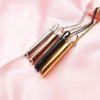 2023 Titanium Steel Necklace Jewelry Gift Pressure Anxiety Necklace Shift Breath