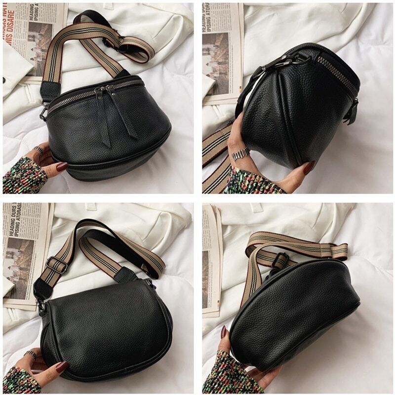 2022 New Bag Genuine Leather Crossbody Bags Women Shoulder Female Handbags