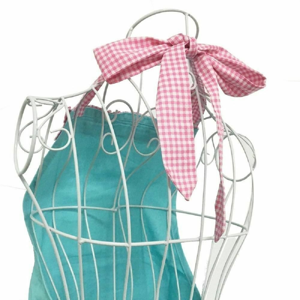 Women Retro Aprons 70x70cm Cotton Plus Size Vintage Cooking Kitchen Cleaning Bib