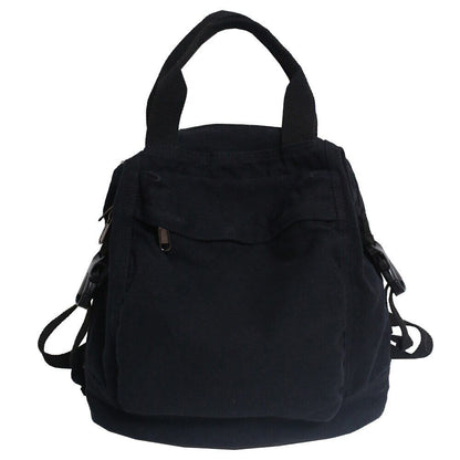 Women Backpack Canvas Girl Fabric School Bag Student Bag Kawaii Ladies Backpack