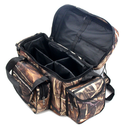 50*30*25cm Fishing Bag Multi-Purpose Fishing Tackle Bag Two-Layer Outdoor Bag