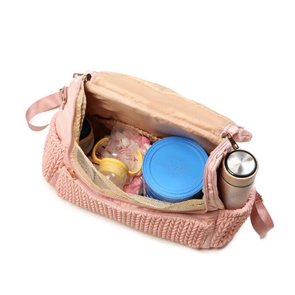 Mother Bag Outdoor Backpack Baby Stroller Hanging Bag Carrying Diaper Bag