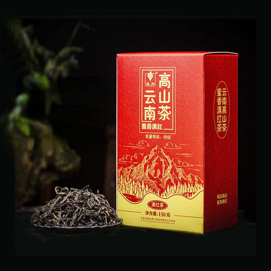 150g Honey Fragrant Dian Hong Yunnan Fengqing Black Tea Chinese Red Tea Slimming