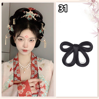 Ancient Chinese Wig Women's Hanfu Wig Headgear Photography Dance Accessories -