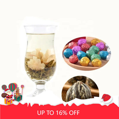 Organic Green Tea Base Blooming Flowering Tea Art Tea Ball Flowering Tea 20pcs