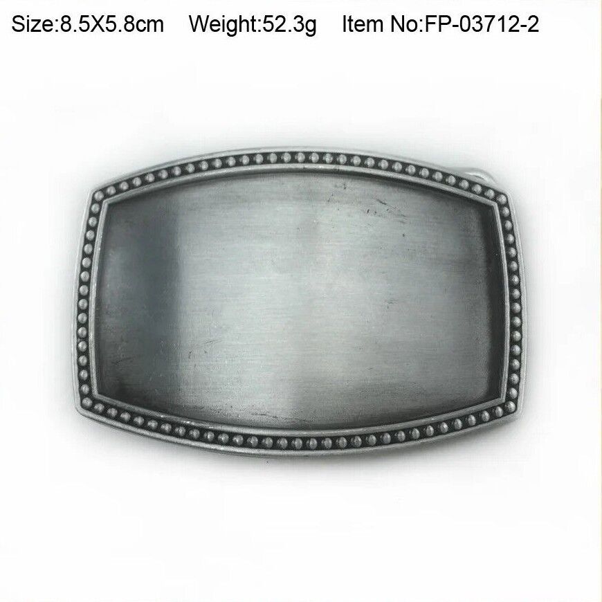 Men's Belts Buckle Zinc Alloy 4cm Width Loop Rectangle Jeans Fashion Accessories
