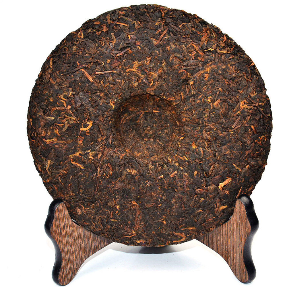 357g Natural Oldest China Yunnan Ripe Puer Tea Puerh Tea Cake Black Tea