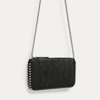 Chains Women Crossbody Bags Handbags Leather Lady Shoulder Bag Lady Small Flap