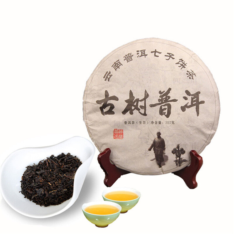 cha Pu-erh Tea 357g Chinese Puer Tea Cake Old Tree Kung Fu Black Tea Green Food