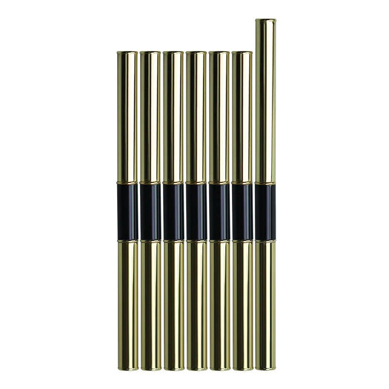 Nail Art Tool Dual End Stripe Liner DIY Liquid Powder Acrylic Painting Brush Pen