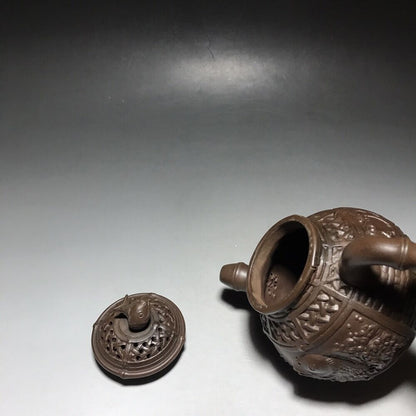 vintage chinese yixing purple clay teapot zisha ceremony teaware collection rare