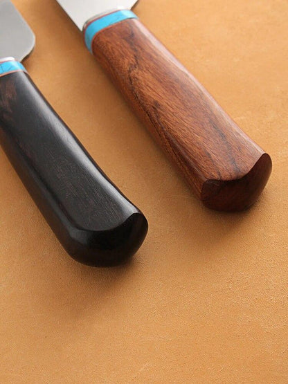 Leather craft cutting Skiver Blade Knife cutter Tools Ebony wooden handle