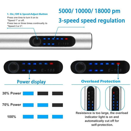 Defabee Engraving Pen with 34Bits, Portable Engraving Pen Electric Cordless Tool