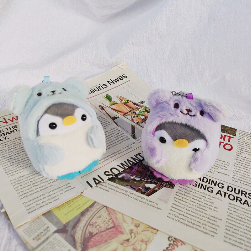 Plush Keychain Cute Penguin Doll Bag Pendants Keychains Toys Creative Key Chain