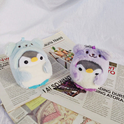 Plush Keychain Cute Penguin Doll Bag Pendants Keychains Toys Creative Key Chain
