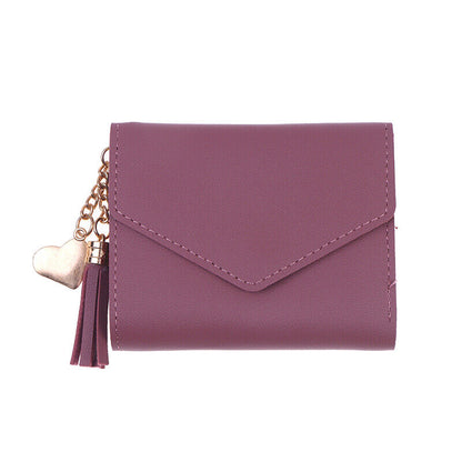 1Pc Short Tassel Wallet Women Purse Mini Coin Purse Card Pocket Girl Clutch Bag