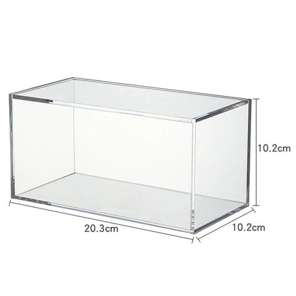 Storage Boxes Acrylic Office Supply Food Container Display Case 20.3x10.3x10.3cm