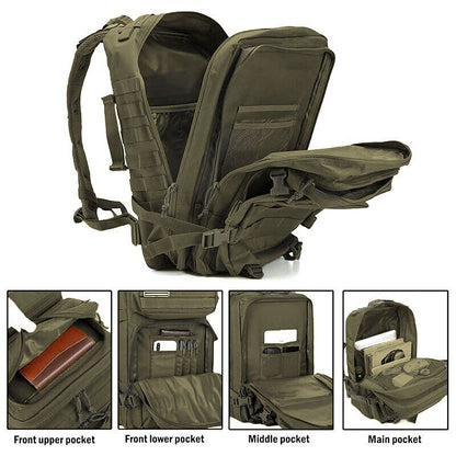 50L Army Tactical Backpack Men's Travel Backpack Men Outdoor Sports Bags