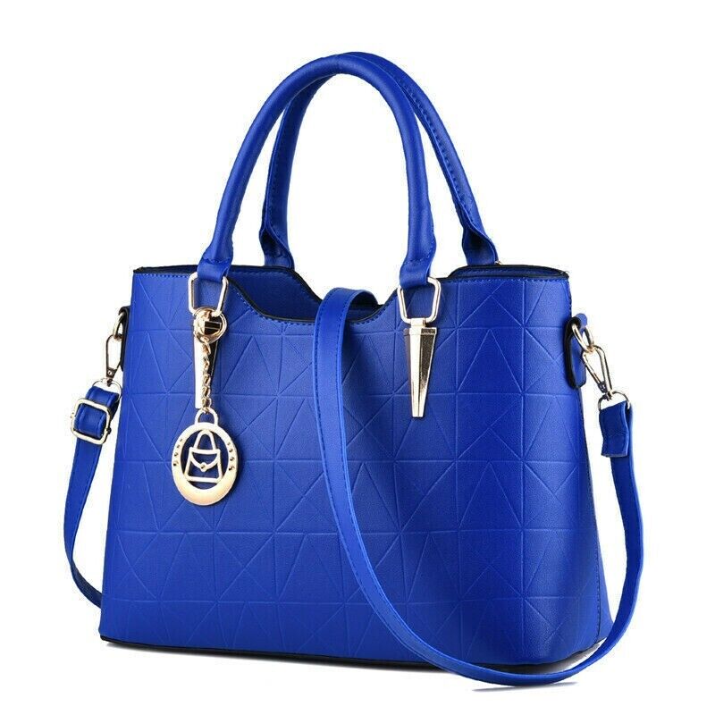 Women's Ladies Handbag PU Leather Tote Cross Body Shoulder Bag Purse Satchel Bag