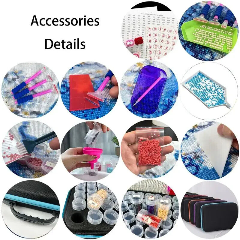 Diamond Painting Tools Kits Diamond Paint Container Storage Box Handbag