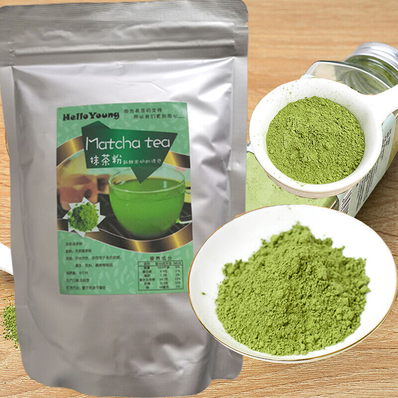 Authentic Japanese Matcha Green Tea Powder Latte Without Sugar Vegan 0 Calories