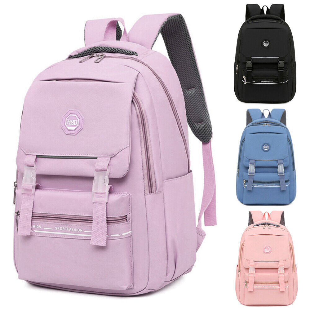 18.5" Large Girl School Backpack Bookbag Waterproof Laptop Travel Bag Rucksack