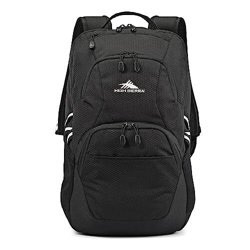 High Sierra Swoop SG School DayPack Travel Laptop Bag with One Size, Black