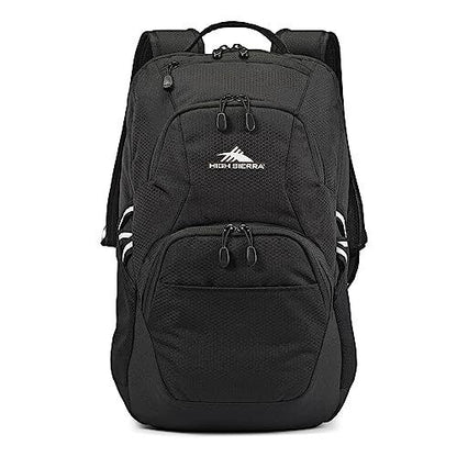 High Sierra Swoop SG School DayPack Travel Laptop Bag with One Size, Black