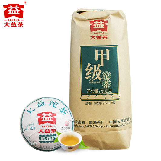 TAETEA Jia Ji Tuo Cha * 2019 Dayi Pu'er Tea Raw Tea Grade A Tuocha 1901 500g