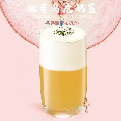 White Peach Oolong Milk Tea Japanese White Peach Oolong Cold Brew Fruit Tea