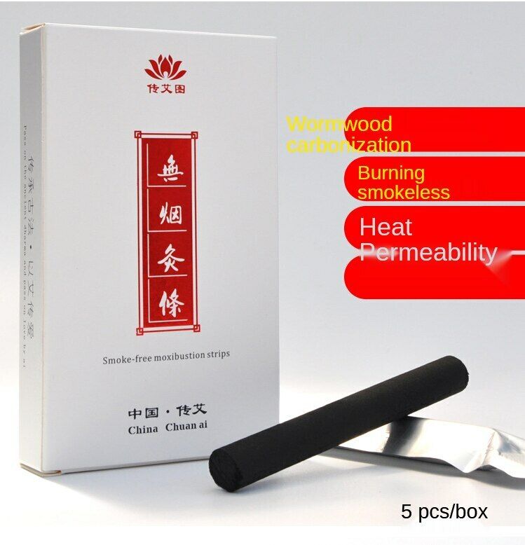 Handmade Seven Years Smokeless Moxa Moxibustion Sticks Roll Wormwood 艾灸艾条