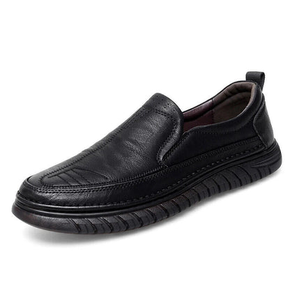 Men's Loafers Leather Flats Classics Driving Shoes Men Formal Business Shoes