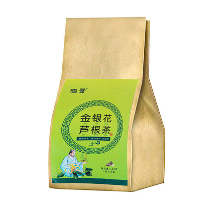 5g*30 Bags Organic Chinese Herbal Tea Honeysuckle Reed Root Teabag Herb Medicine