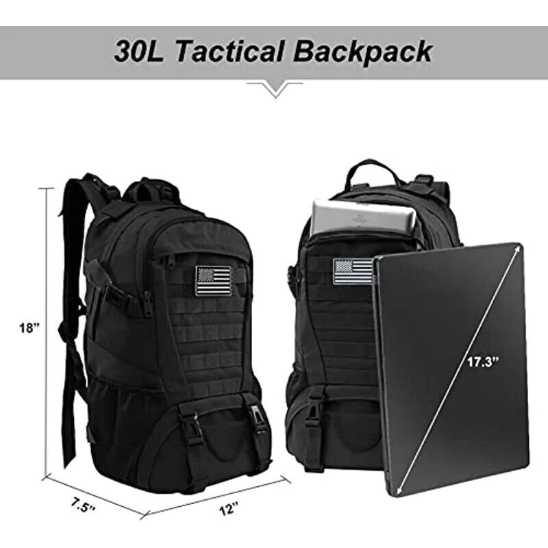 Military Tactical Backpack Men's Bag Hiking Day Bag Rucksack