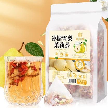 Fruit Tea Rock Sugar Snow Pear Jasmine Tea XUE LI MO LI CHA 250g (10gx25 packs)