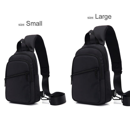 Water Resistant Sling Backpack Rucksack Chest Pack Single Strap Daypack Bag