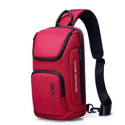 New Sling Backpack, Oxford cloth Waterproof Crossbody Bags Outdoor Sport Daypack
