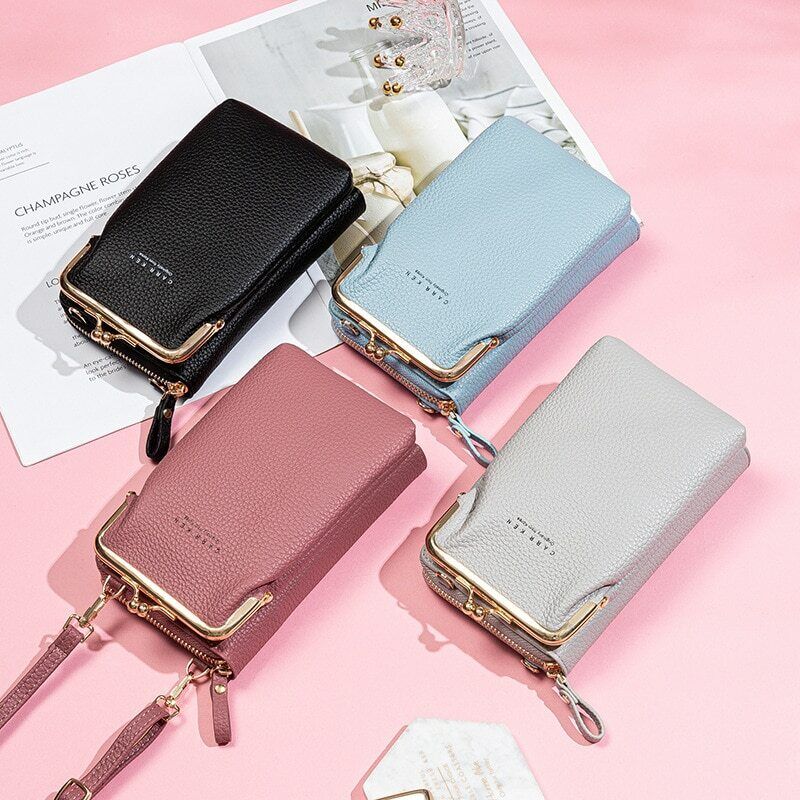 Ladis Fashion Female Mini PU Leather Shoulder Messenger Bag Small Crossbody Bags