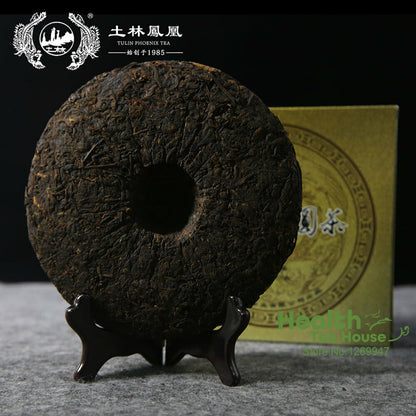 2011 TuLin Phoenix Shu Puerh Tea Ancient Tree Round Ripe Puer Tea 357g