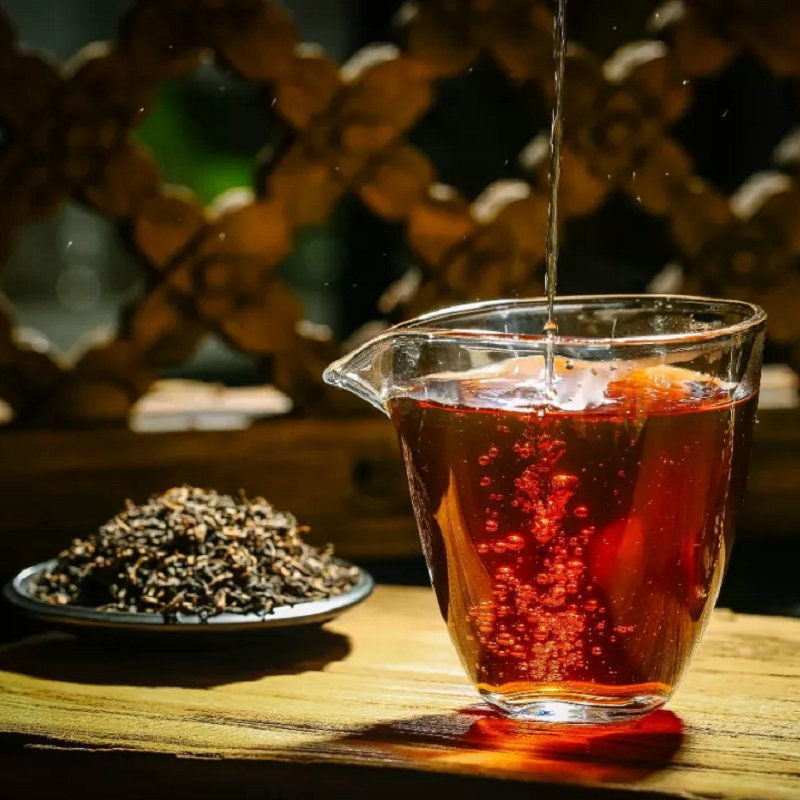 2019 Selected Fine Royal Ripe Pu-erh Cha 357g Cake Zhongcha Pu'er Puer Tea Box