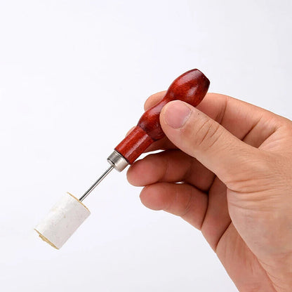 Simple Moxibustion Tool Moxa Stick Wooden Handle Awl Scraper