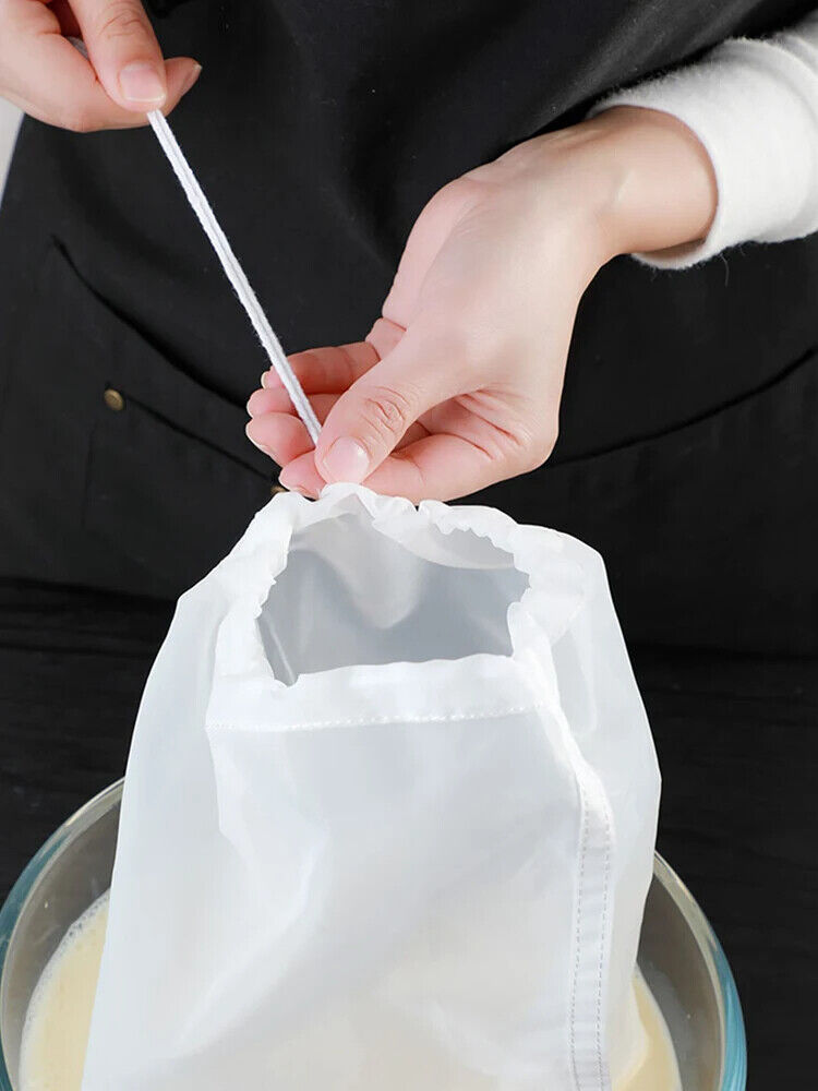 Filter Bags Nylon Vegetable Milk Strainers Sieve Drain Tea Cheese Cloth Colander