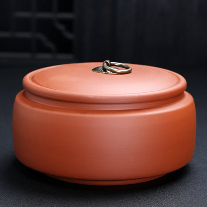 Purple Clay Tea Pot Ceramic Seal Storage Tea Pot Tea Box Tea Storage Box